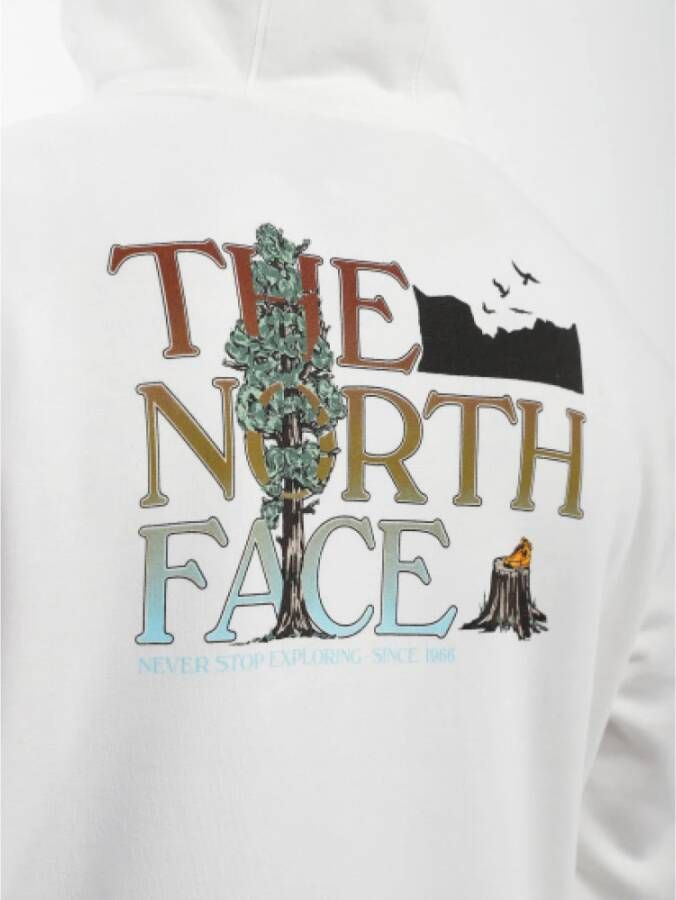 The North Face Seizoensgebonden grafische hoodie White Heren