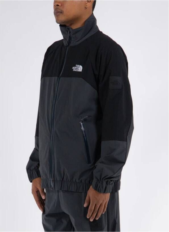 The North Face Shell Suit Jas met Rits Gray Heren