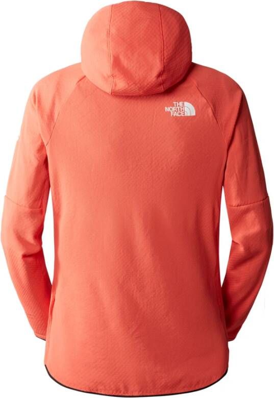 The North Face Stralend Oranje Futurefleece Hoodie Oranje Dames