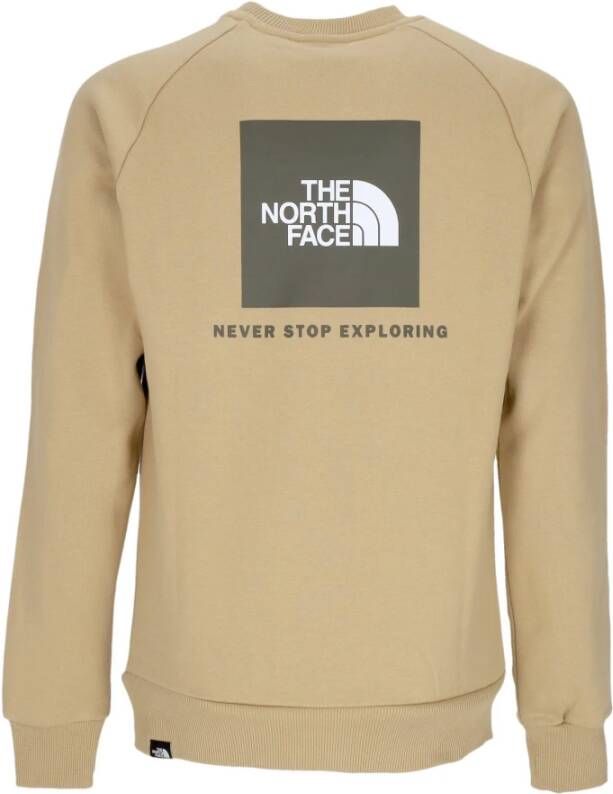 The North Face Sweatshirt Beige Heren