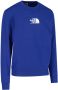 The North Face Blauwe Crewneck Sweatshirt met Logo Patch Blue Heren - Thumbnail 2