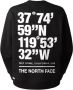 The North Face Sweatshirt met labelprint model 'COORDINATES' - Thumbnail 4