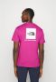 The North Face T-Shirts Roze Heren - Thumbnail 2