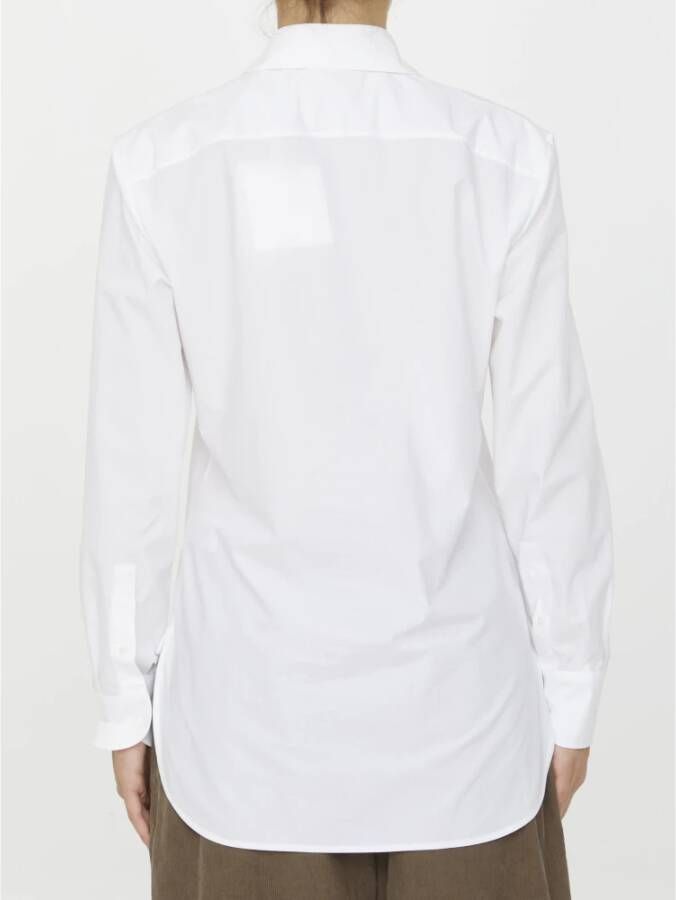 The Row Witte Katoenen Derica Shirt White Dames