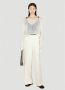 The Row Wol-zijden pantalon White Dames - Thumbnail 2