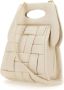 THEMOIRè Vegan Geweven Linnen Clutch Tas White Dames - Thumbnail 2