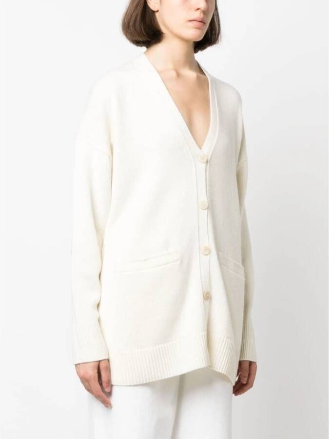 Theory Ivory Elleboog-Patch Vest Beige Dames