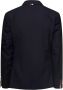 Thom Browne Klassieke pasvorm jassen in Engineered 4 Bar Plain Weave Suiting Blauw Heren - Thumbnail 2