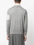 Thom Browne Lichtgrijze Wollen Cardigan met Knoopsluiting Grijs Heren - Thumbnail 2