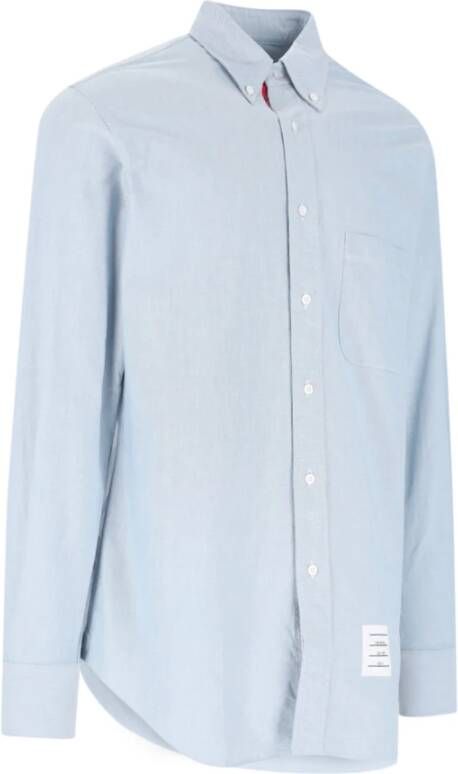 Thom Browne Formal Shirts Blauw Heren