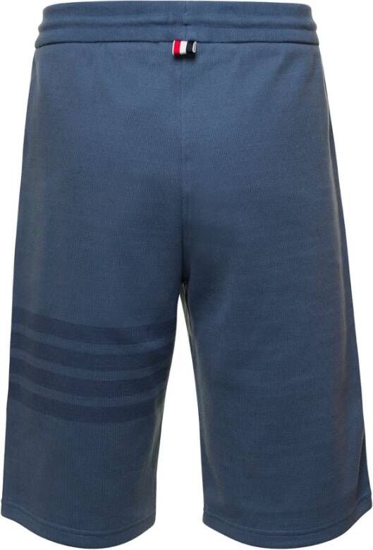 Thom Browne Moderne Man Sweat Shorts Blue Heren