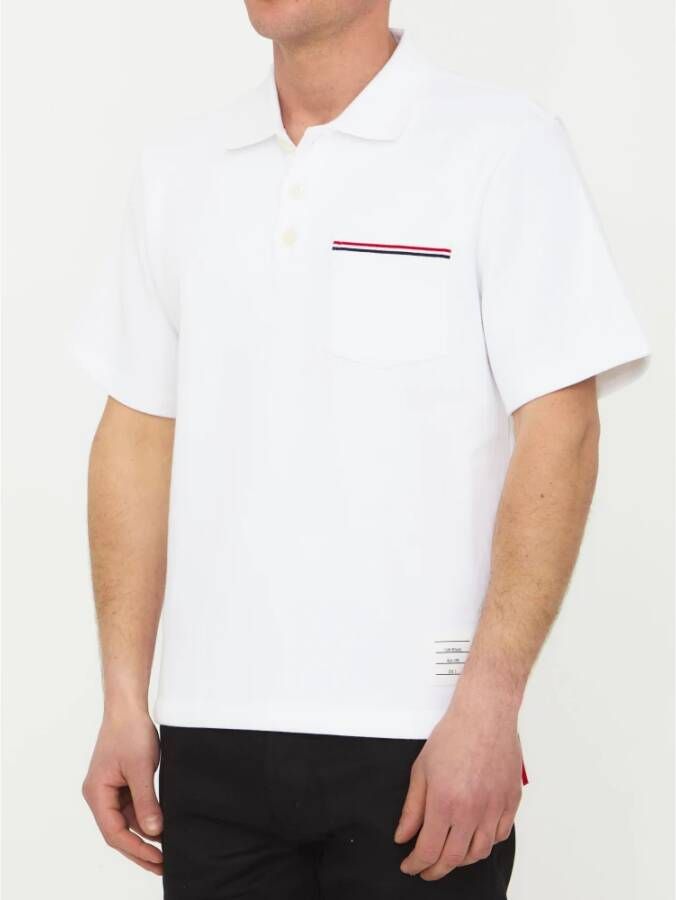 Thom Browne Polo Shirts Wit Heren