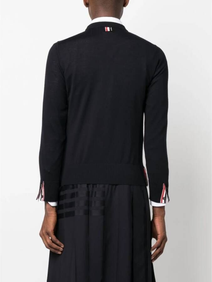 Thom Browne Trui met ronde hals Blauw Heren