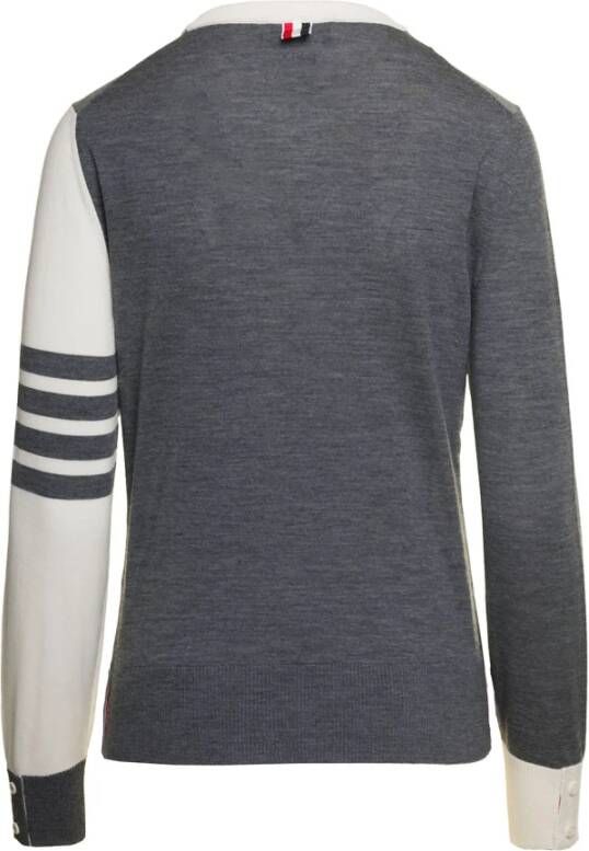 Thom Browne Trui met ronde hals Grijs Dames