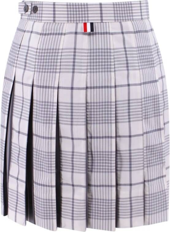 Thom Browne Short Skirts Grijs Dames