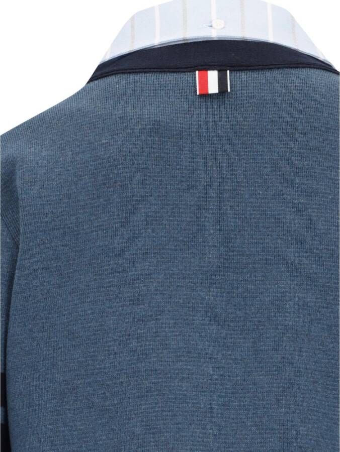 Thom Browne Stijlvolle Cardigan voor Heren Blue Dames