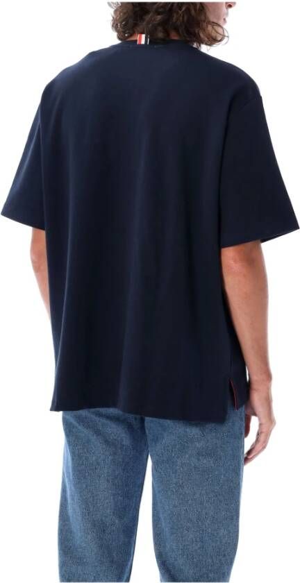 Thom Browne Navy Oversized Zak T-shirt Blauw Heren