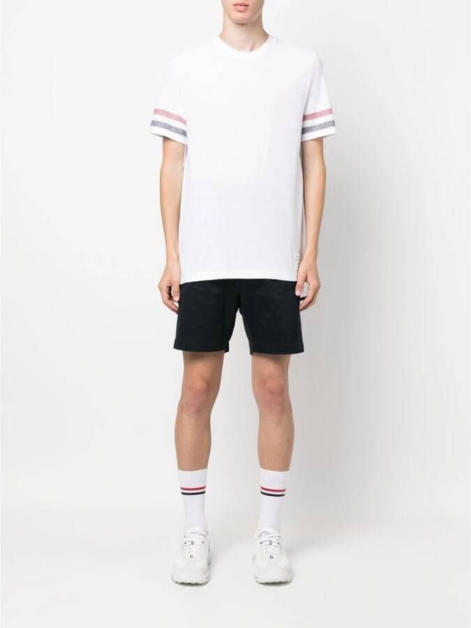 Thom Browne T-shirts and Polos White Wit Heren