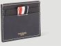 Thom Browne Blauwe Leren Kaarthouder Portemonnee Blue Heren - Thumbnail 2