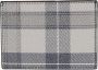 Thom Browne Single Cardholder In Tartan Print On Pebble Grain Leather Grijs - Thumbnail 2