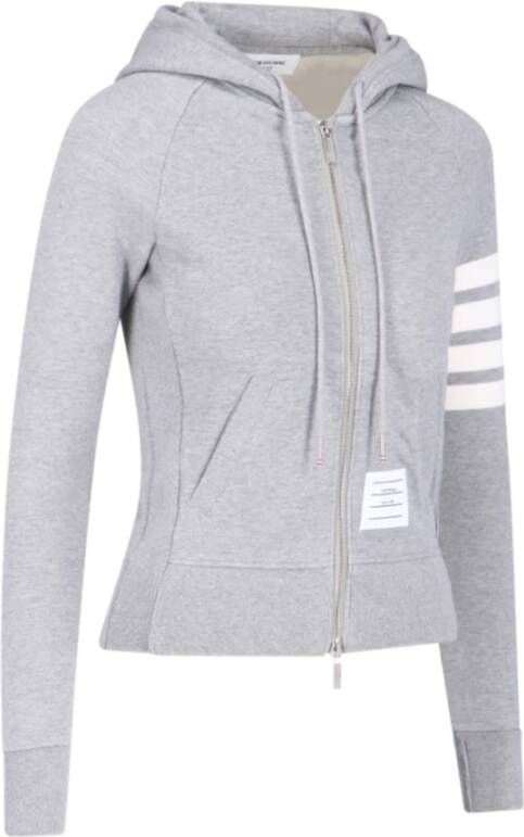 Thom Browne Sweater met rits Grijs Dames