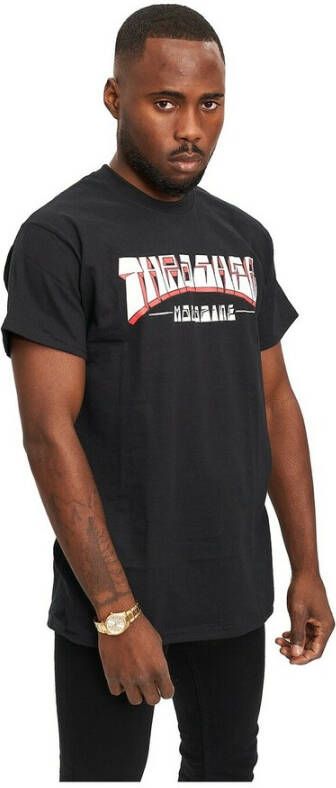 Thrasher t-shirt Zwart Heren