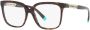 Tiffany Klassieke Havana Brillenmontuur Multicolor Unisex - Thumbnail 2
