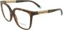 Tiffany Klassieke Havana Brillenmontuur Multicolor Unisex - Thumbnail 4