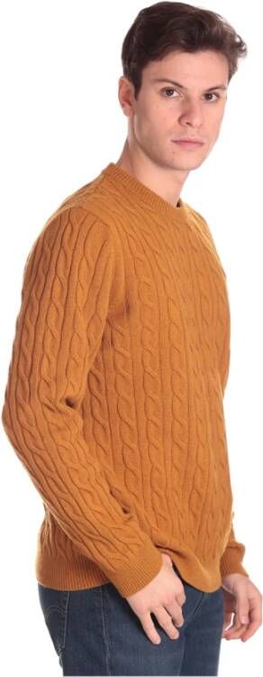 Timberland Round-neck Knitwear Bruin Heren