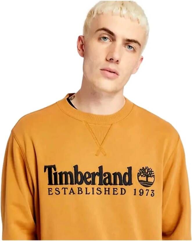 Timberland Sweatshirts Geel Heren