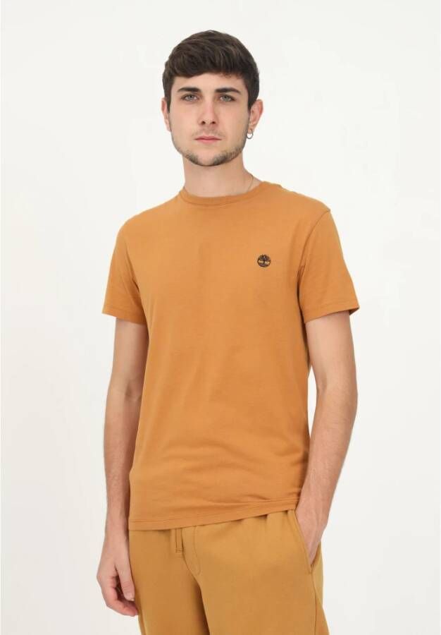 Timberland T-shirts Oranje Heren