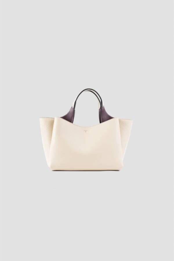 TOD'S Beige Mini Leren Tas Tijdloze Elegantie Beige Dames