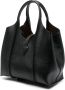 TOD'S Tijdloze Logo-Plaque Tote Tas Zwart Dames - Thumbnail 2
