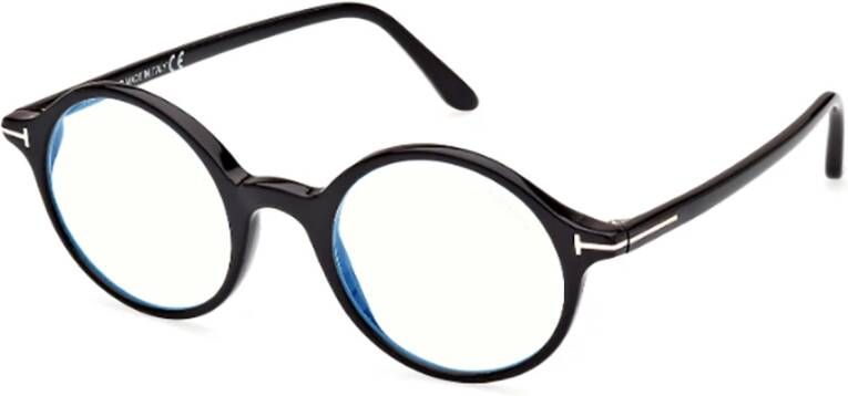 Tom Ford Zwarte optische monturen met knoopsluiting Zwart Dames