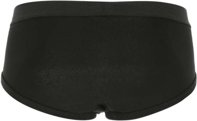 Tom Ford Stijlvolle Zwarte Stretch Katoenen Slip Set Zwart Heren