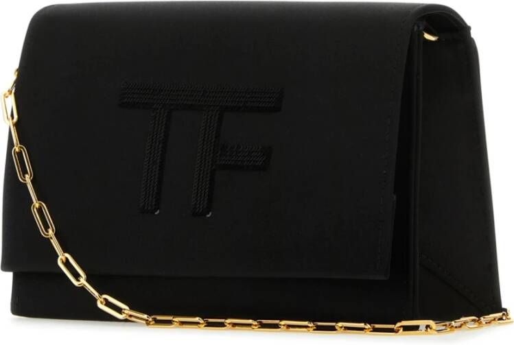 Tom Ford Stijlvolle Schoudertas voor Vrouwen Zwart Dames