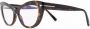 Tom Ford Blauw Blok Brillen in Donker Havana Brown Unisex - Thumbnail 7
