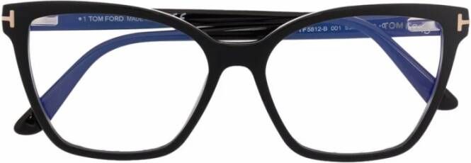 Tom Ford Ft5812B 001 Optical Frame Zwart Dames