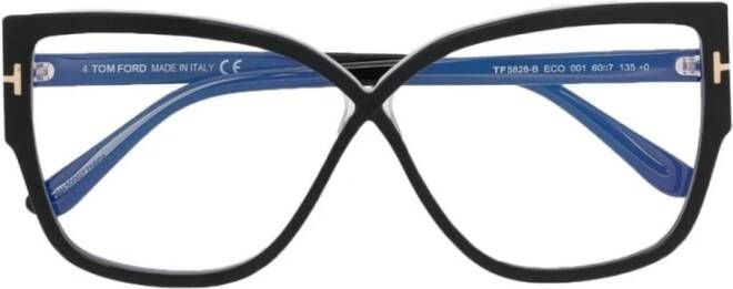 Tom Ford Ft5828B 001 Optical Frame Zwart Dames