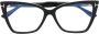 Tom Ford Stijlvolle Zwarte Zonnebril Black Unisex - Thumbnail 4