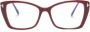 Tom Ford Rode Optische Frame Stijlvol en veelzijdig Red Dames - Thumbnail 2