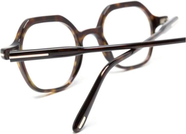 Tom Ford Bruin Havana Optisch Frame Brown Heren