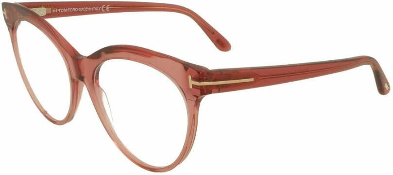 Tom Ford Kattenogen Bril met Blauw Lichtfilter Roze Dames