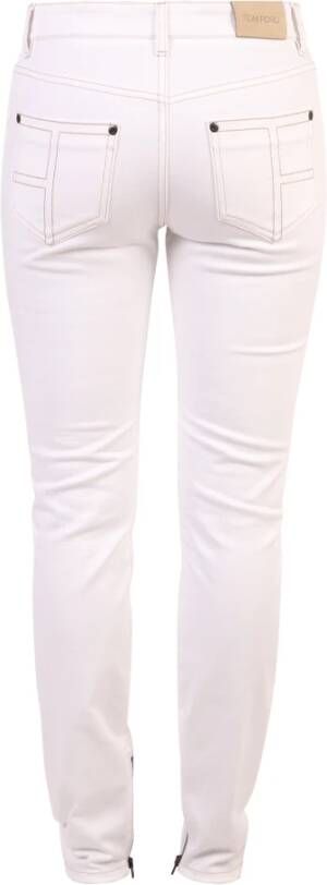 Tom Ford Witte Skinny Jeans voor Dames Wit Dames