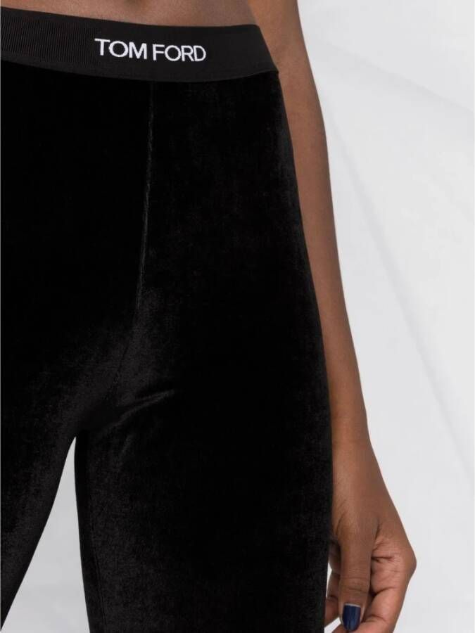 Tom Ford Stijlvolle Leggings voor Vrouwen Zwart Dames