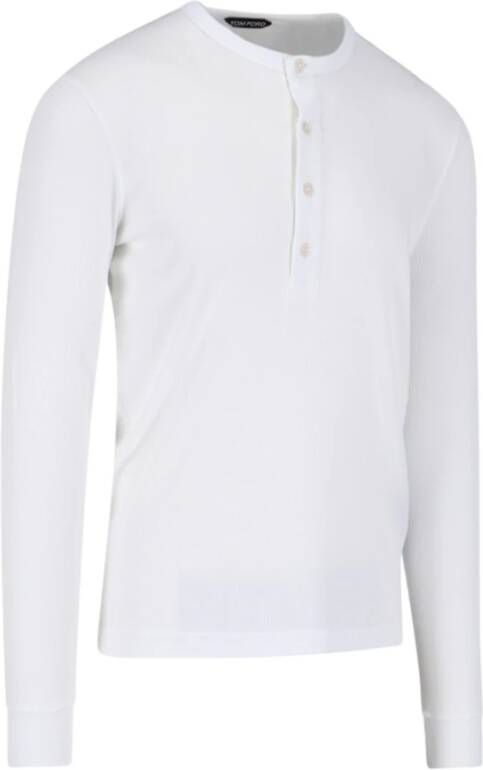 Tom Ford Witte T-shirts en Polos van Wit Heren