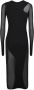 Tom Ford Midi Dresses Black Dames - Thumbnail 4