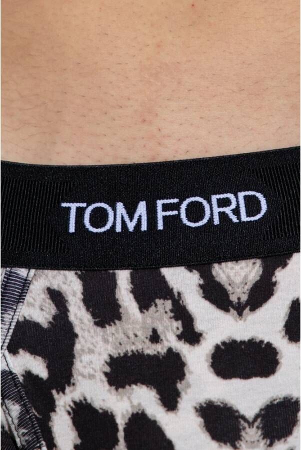 Tom Ford Onderbroeken met dierenmotief Beige Heren