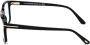 Tom Ford Blue Block Eyewear Frames Clip-On Black Unisex - Thumbnail 2