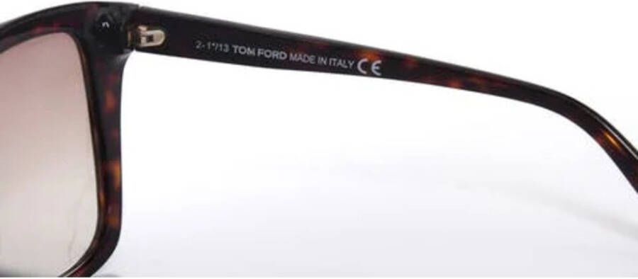 Tom Ford Pre-owned Pre-eigenaarplasticsunglasses Bruin Dames